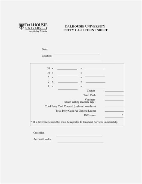 Church Offering Counting Form Luxury Money Count Sheet — Db