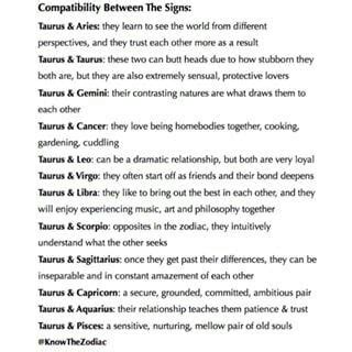 Pros of the taurus aquarius relationship: Taurus Compatibility #Aquarius | Taurus quotes, Taurus and ...