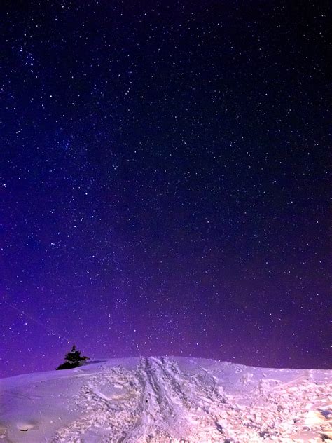 4k Free Download Slope At Night Amoled Milkyway Mountain Original
