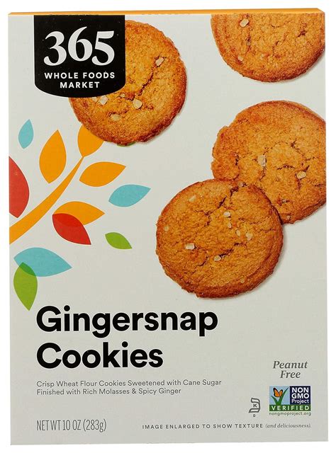 365 By Whole Foods Market Cookies Ginger Snap 10 Ounce