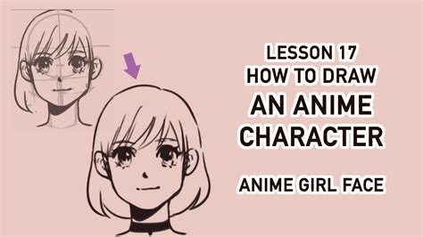 Draw Anime Character Tutorial 17 How To Draw Anime Girl Face Youtube