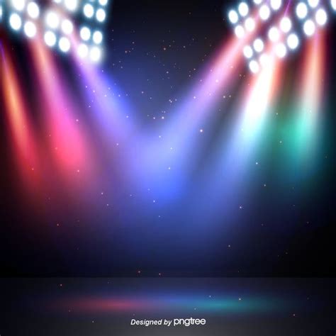 Red Light Stage Vector Hd Png Images Stage Lighting Cool Stage Cool