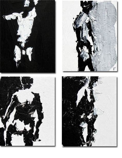Black And White Figure Painting At Explore