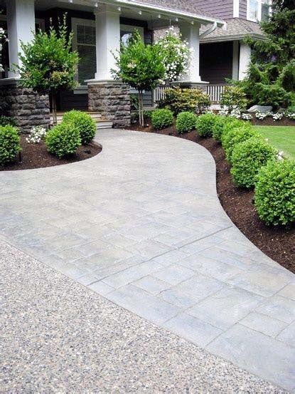Top 60 Best Concrete Walkway Ideas Outdoor Path Designs