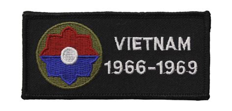9th Infantry Division Vietnam Patch W Dates Flying Tigers Surplus