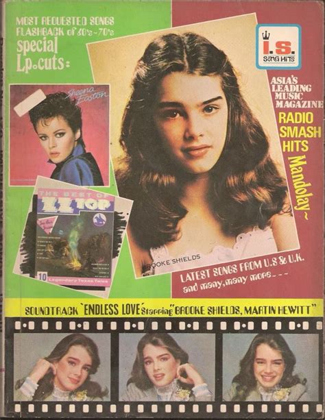 Brooke Shields Covers Is Magazine Thailand 1981 Brooke Shields