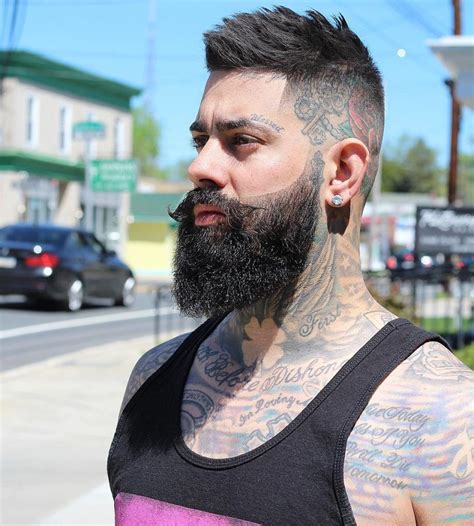 Half up hairstyle with beard. it becomes extremely difficult to find one that is trendy ...