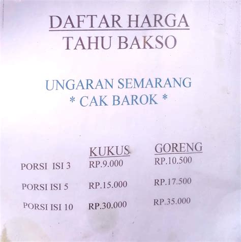 Tahu Bakso Ungaran Semarang Cak Barok terdekat - Restoran dan Tempat