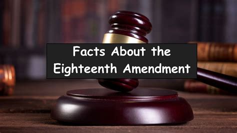 15 Fascinating Facts About The Eighteenth Amendment Factsquest