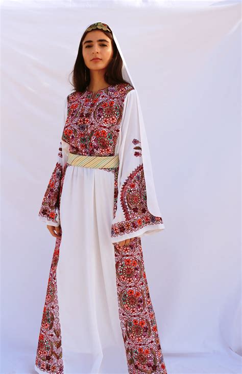 Lana Hand Embroidered Palestinian Dress Thobe Deerah