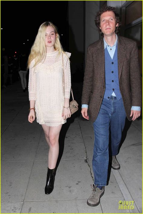 Photo Elle Fanning Teases The Cameras In Sheer Dress At Mr Chow