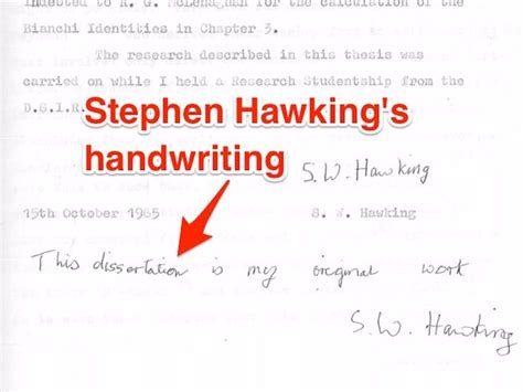 Stephen Hawking S Cambridge Phd Thesis Has Been Published Online For The First Time Stephen