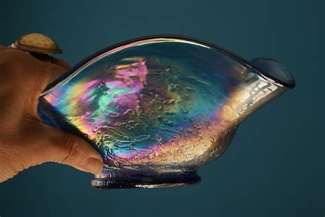 Iridescent Glass Bowl Collectors Weekly