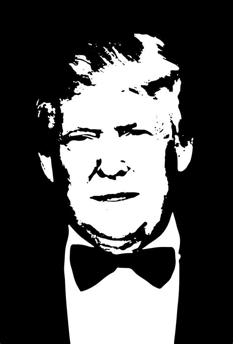 Trump Black And White Png Clip Art Library