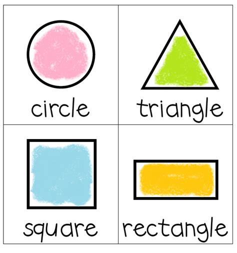 Circle Triangle Rectangle Square