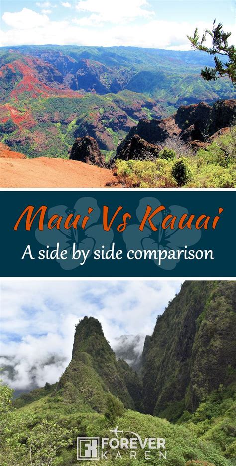 Kauai Vs Maui Compare And Pick The Best One Kauai Island Maui Kauai