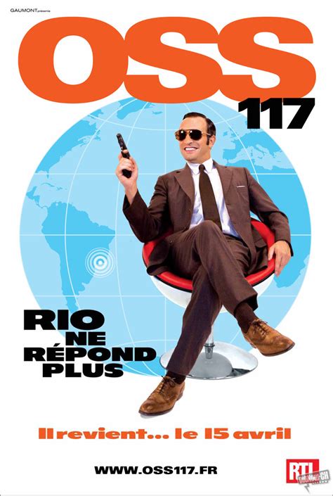With jean dujardin, pierre niney, melodie casta, natacha lindinger. OSS 117 : Rio ne répond plus (OSS 117 : Rio ne répond plus)