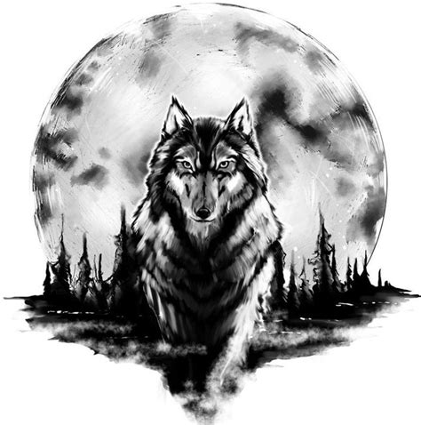 Je näher der mond in der mitte ist, desto. Tattoo Vorlagen : 60 kostenlose Tiermotive Tattoovorlagen ...