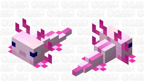 Pink Axolotl Minecraft Mob Skin