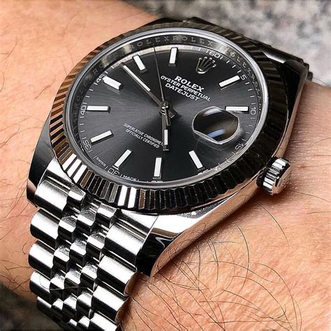 Rolex Datejust 41 With White Gold Bezel And Jubilee Bracelet That Dark