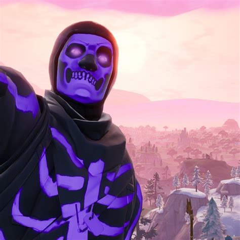 Prayoga Hd Wallpaper Purple Purple Fortnite Purple Skull