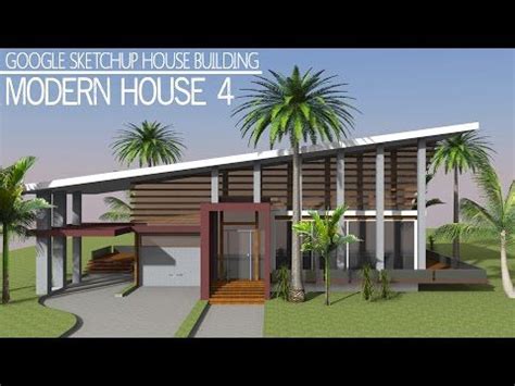 Google sketchup house plans download from the above 1920x0 resolutions which is part of the floor plans.download this image for free in hd resolution the choice download button below. Google Sketchup Speed Building - Modern house - YouTube | Idee, Progetti