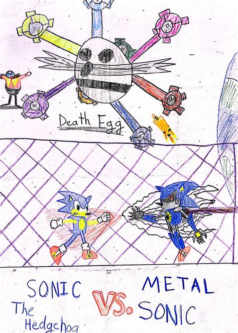 Metal Sonic Battle Sonic Fighters Death Egg Ii By Artofmichaelanthony