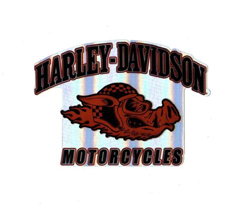 4 Genuine Harley Davidson Racing Hog Indoor Sticker Etsy