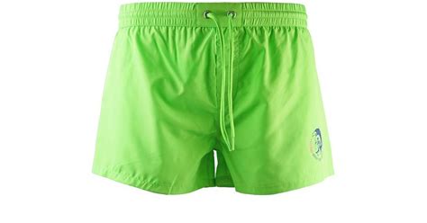 Diesel Synthetic Bmbx Sandy Green Swim Shorts For Men Lyst Uk