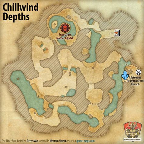 Delve Maps In Western Skyrim Blackreach Greymoor Caverns Eso