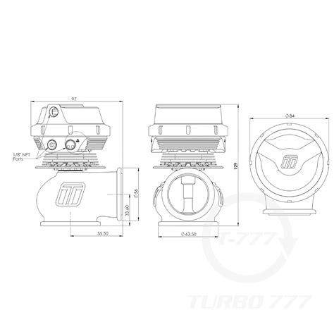 Turbosmart GenV HyperGate 45M Motorsport 14psi External Wastegate