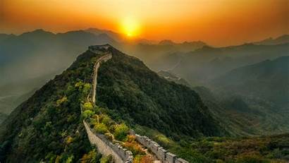 4k China Wall Sunset 5k Nature Desktop