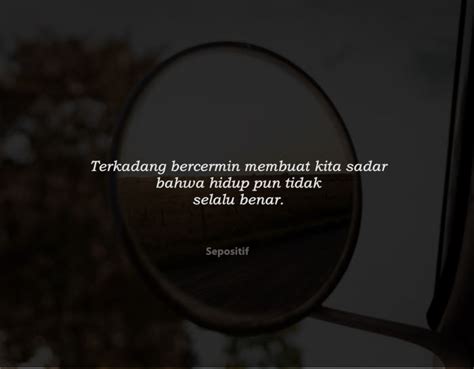Hiburan bisa datang dari mana aja. 50 Kata Kata Tentang Cermin Kehidupan - Sepositif