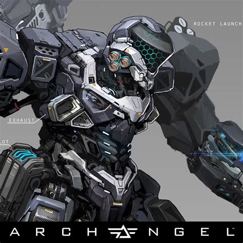 Bryant Koshu Mech Robot Concept Art Armor Concept
