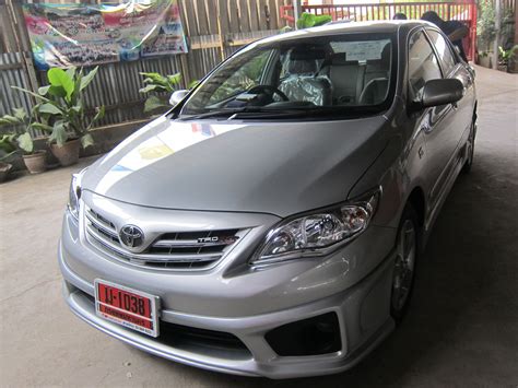For 2003 2008 toyota corolla grille altis style chrome front hood (fits: แต่งรถ Toyota Altis 2008-2012 ที่ Ninto Trust Shop