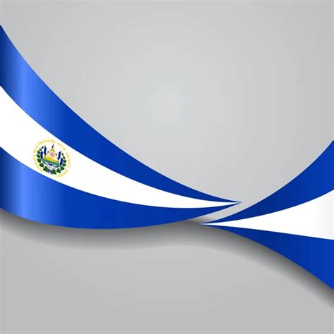 Fondo Bandera De El Salvador Ilustración Vectorial — Archivo