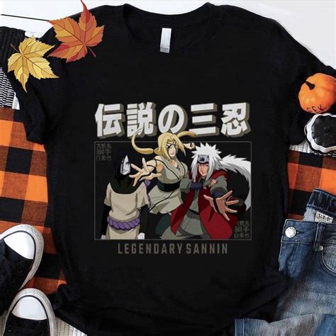 Naruto Legendary Sannin Anime Characters Shirt Donnashirts