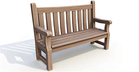 park bench 3d model