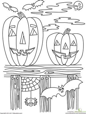 Halloween coloring pages worksheets, lessons, and printables. Halloween | Worksheet | Education.com