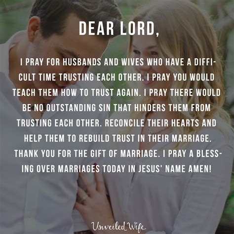 Prayer Trusting Each Other