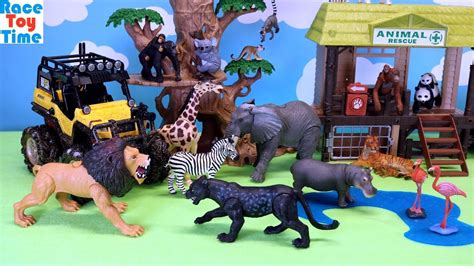 Animal Planet Safari Truck And Fun Animals Toys For Kids Youtube