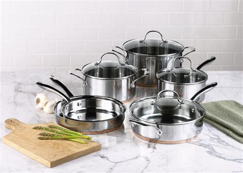 Our kitchen appliances are supported by an extensive authorized service network that any accessories or spare parts used to repair your kitchen appliances or cookware are also eligible for our superb warranty. Kenmore - 5707 - 10 pc. Stainless Steel with Copper Band ...