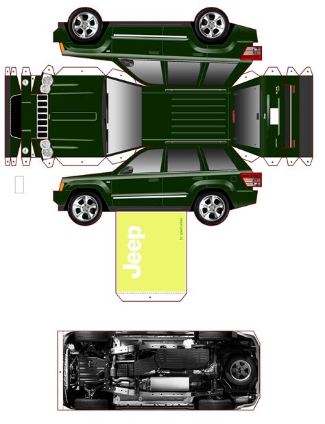 Paper Toy Printable Paper Models Paper Car