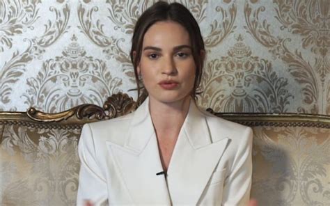 I Make Mistakes All The Time Says Actress Lily James In Ill Timed Interview Amid Dominic West