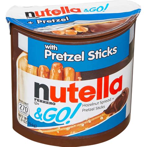 Nutella And Go Hazelnut Spread With Pretzel Sticks Oz Ct