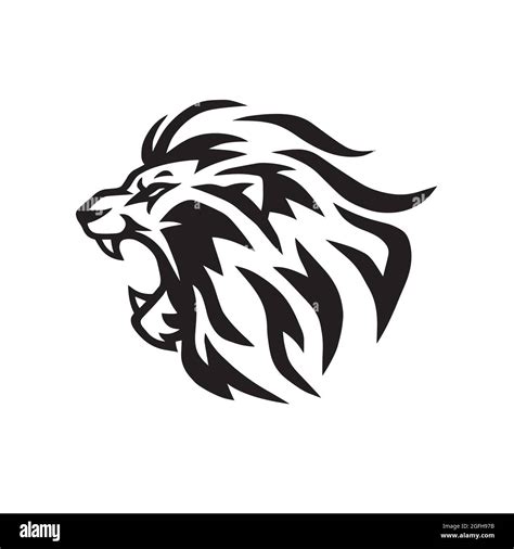 Angry Lion Vector Icon Logo Template Stock Vector Image And Art Alamy
