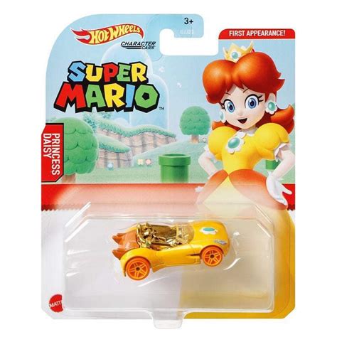 Hot Wheels Super Mario Princess Daisy Character Cars