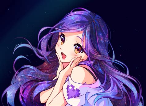 Anime Picture Original Hyanna Natsu Long Hair Single Blush