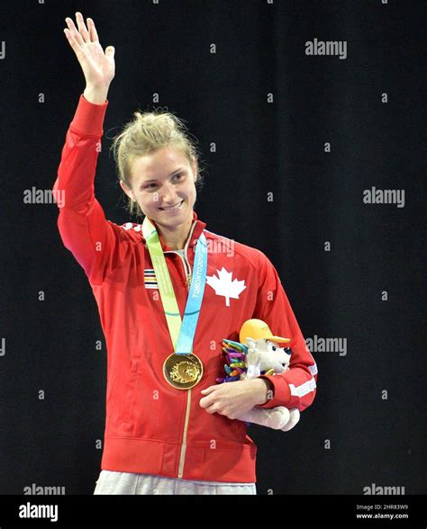 Gene Morrison Of Canada Waves To The Crowd After Winning The Gold Medal