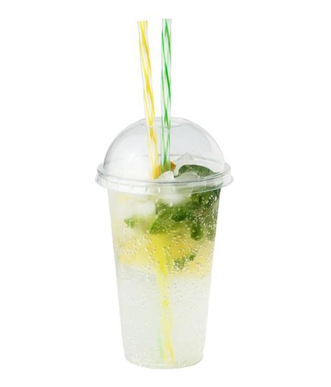 Premium Photo Cooling Orange Lemonade Drink In Plastic Cup